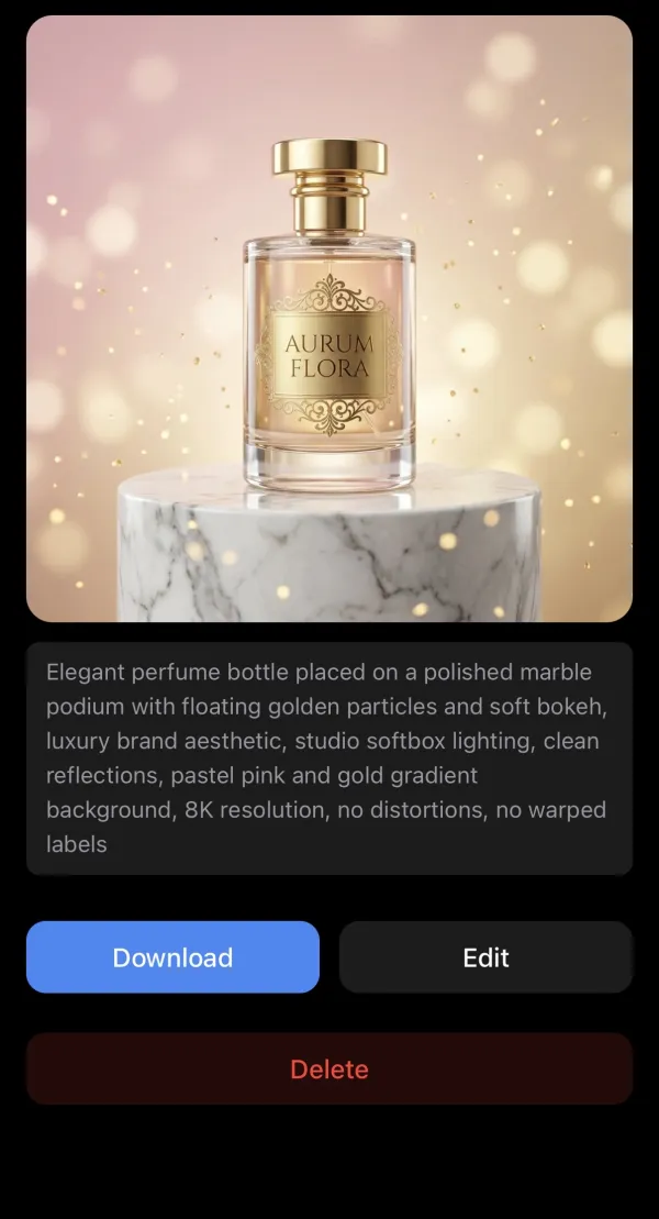 Kartinium app — Aspect ratio selection
