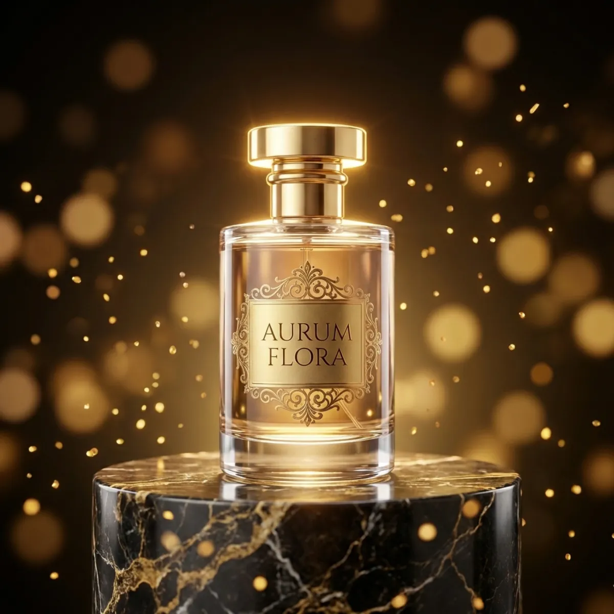 Product in luxury advertising scene