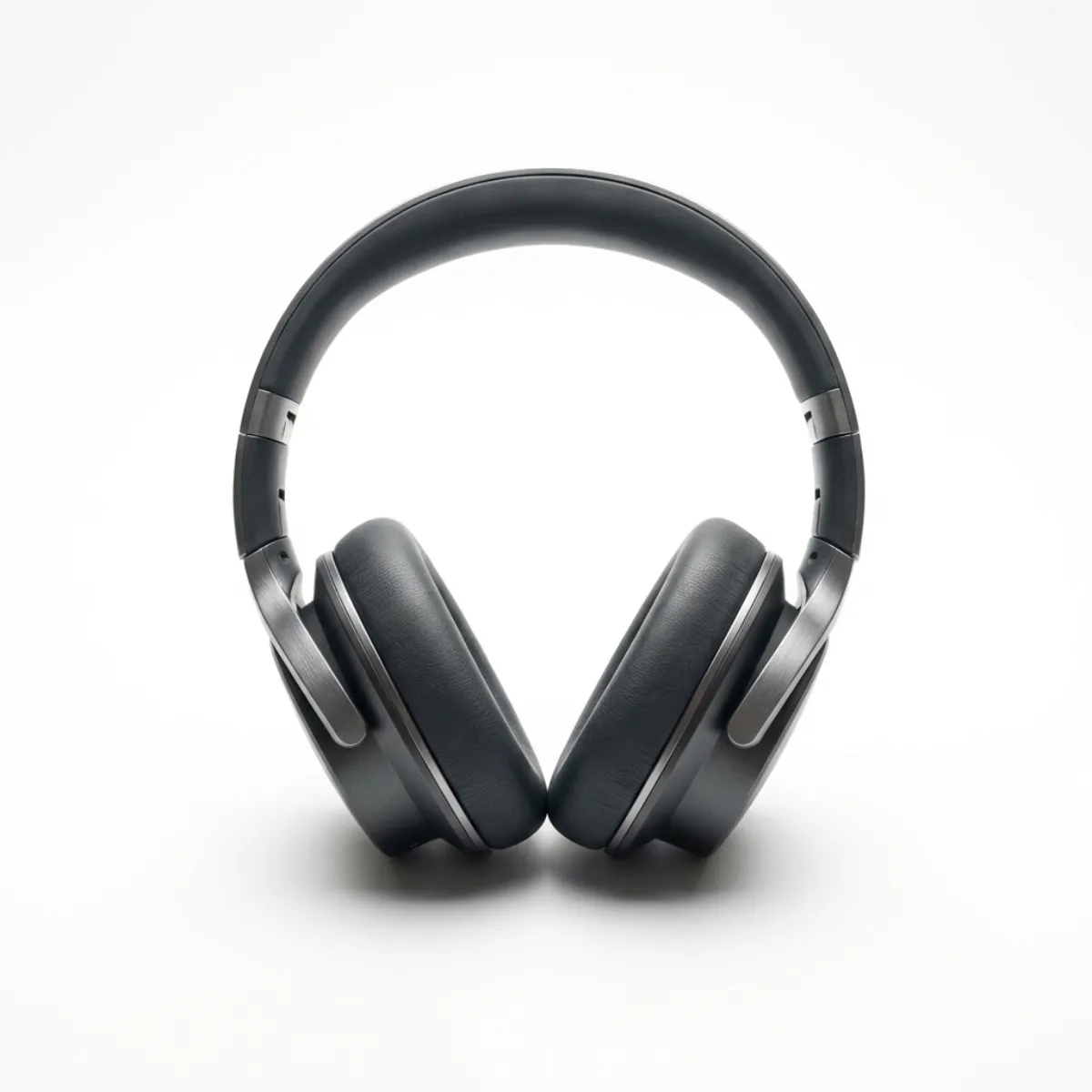 AI-generated headphones product photo on white